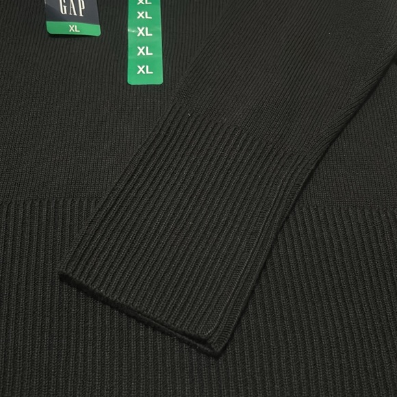 Gap Women’s Crewneck Sweater 100% Cotton Black size XL NWT - Picture 4 of 5